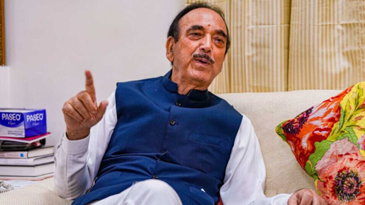 जम्मू-कश्मीर में चुनाव को लेकर दुख भी है और खुशी भी : गुलाम नबी आजाद